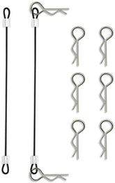 Hosim 2PCS 105mm Aluminum Alloy Black RC 1.2mm Universal 1/8th 1/10th Scale RC Model Car Truck